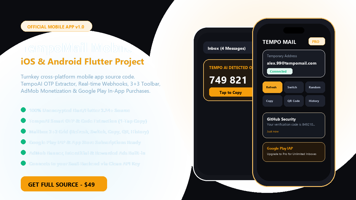 Official Mobile App (iOS & Android) - Full Source Code