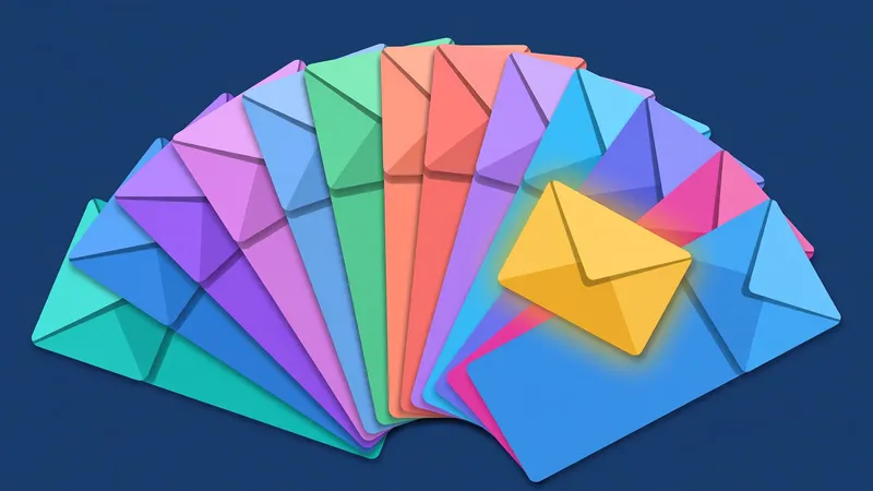 Multiple email domains fanned out showing 10 minute mail alternative choices