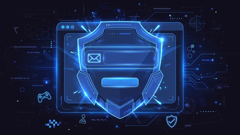 Steam signup form protected by shield using temp mail