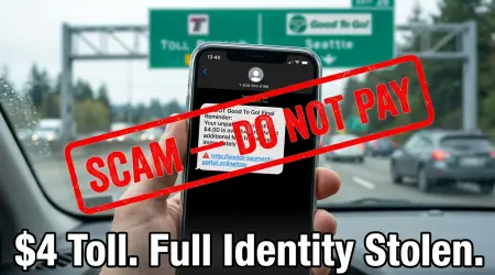 WSDOT Text Scam Alert: Fake Toll Messages & How to Stay Safe
