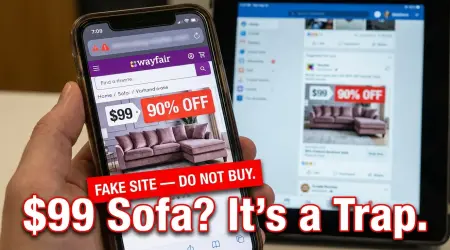 Wayfair Scam Alert: Fake Deals, 90% Off Traps & How to Stay Safe