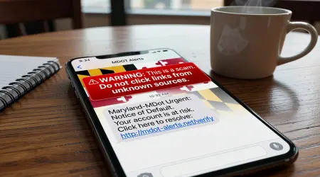 MVA Scam Text Maryland: "Pay Today or Be Arrested" — It's a Lie