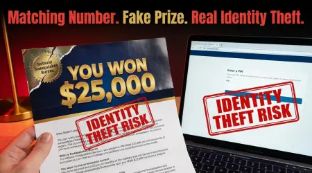 Verifyprize.com Scam: That $25,000 Mailer Is a Data Trap
