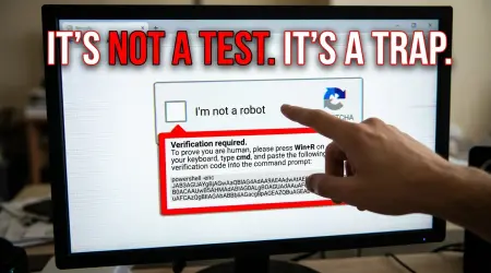 CAPTCHA Scam Alert: Fake “I’m Not a Robot” Trick Explained