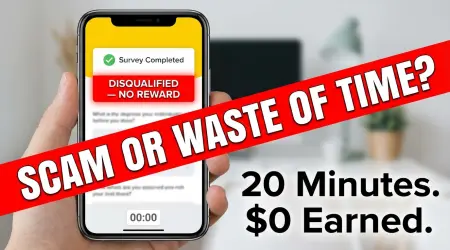 SurveyWorld Scam? Why Users Get Disqualified After 20 Minutes