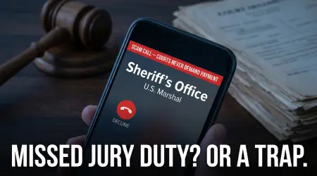 Jury Duty Scam Calls: Fake Court Threats & How to Stay Safe
