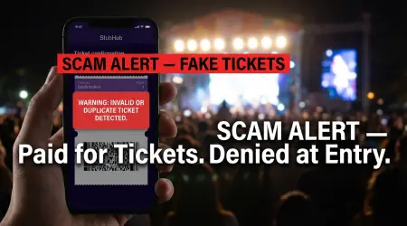 StubHub Scam Alert: Fake Tickets, Hacks & How to Stay Safe