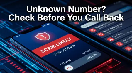 Is This Phone Number a Scammer? Check Unknown Calls Before You Call Back