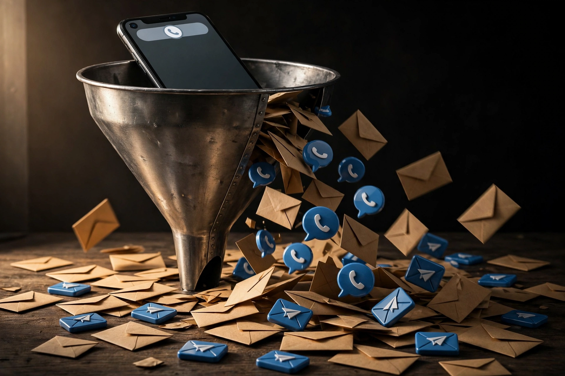 One rental inquiry funnels into a flood of agent calls, insurance quotes, and marketing emails.