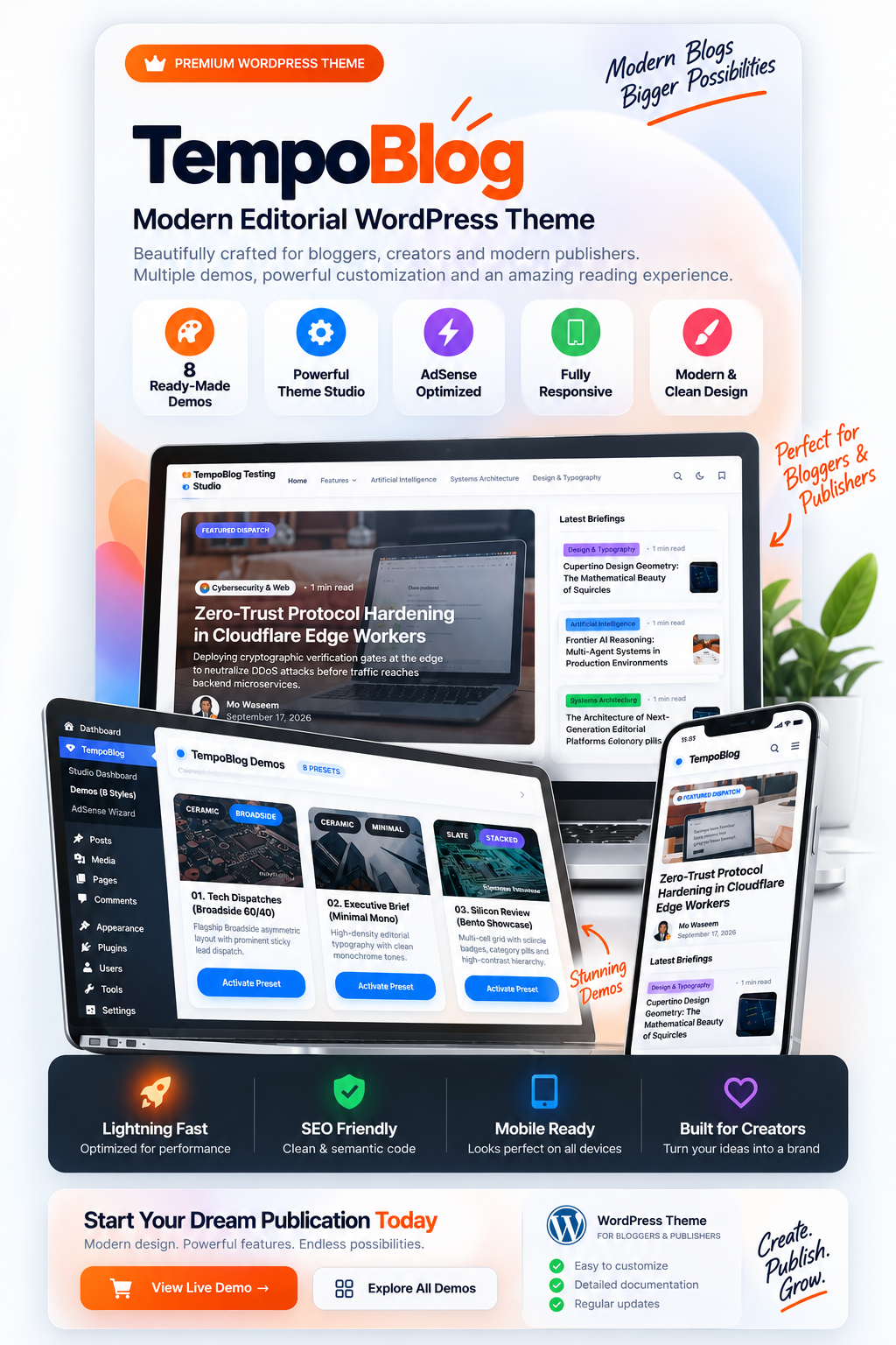 TempoBlog WordPress Theme