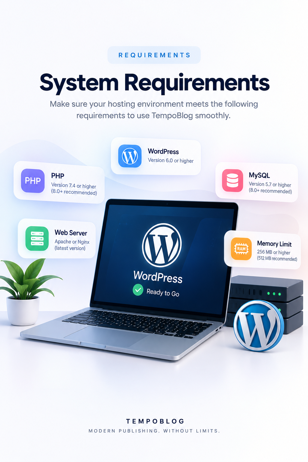 TempoBlog System Requirements