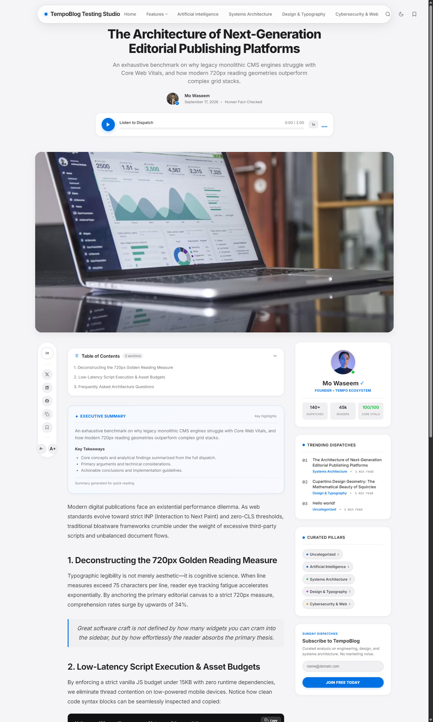 TempoBlog – Modern WordPress Editorial Theme — Interface Screenshot 16